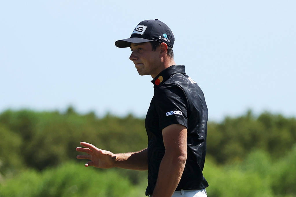 Viktor Hovland, who will make his Open debut at Royal St George